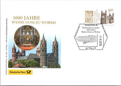 Fdc bund brd 2018 deutsche - fdc,