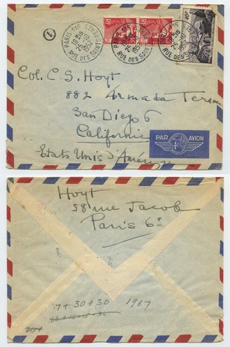 122919 luftpost beleg - -,
