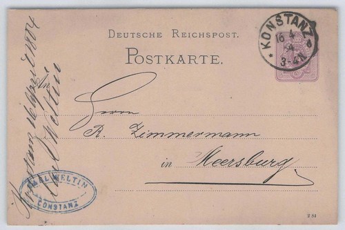Reich pfennig beleg mit k1 - reich,