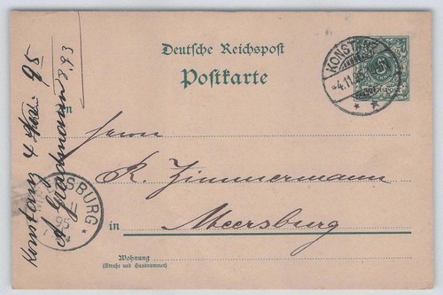 Reich krone adler beleg - d.,