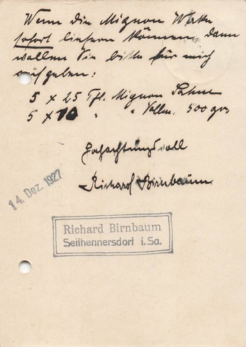 Beleg firmenkorrespondenz - beleg,