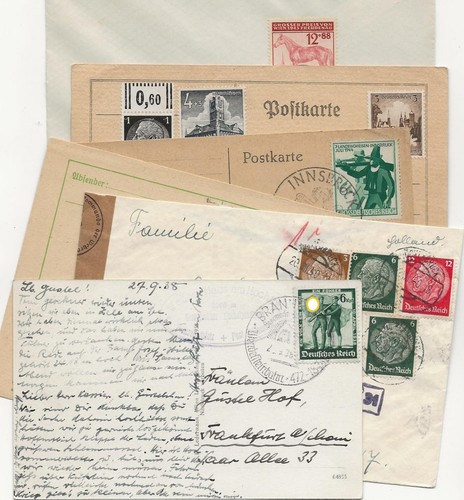 Konvolut von 6 belegen - konvolut,