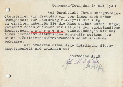 Beleg firmenkorrespondenz - beleg,