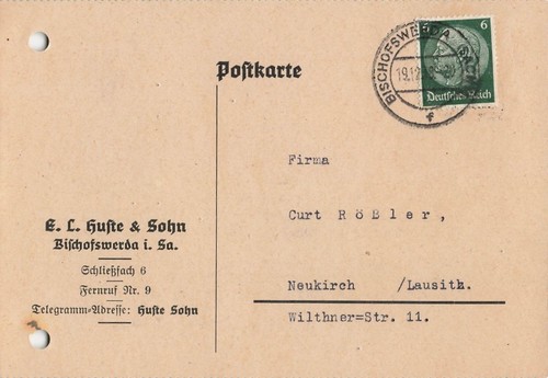 Beleg firmenkorrespondenz - dr,