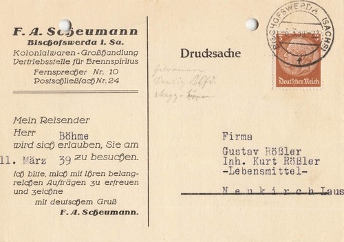 Beleg firmenkorrespondenz - dr,