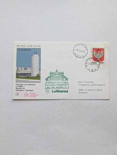 Polen beleg luftpostbrief - polen,