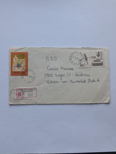 Polen beleg einschreiben brief - einschreiben,