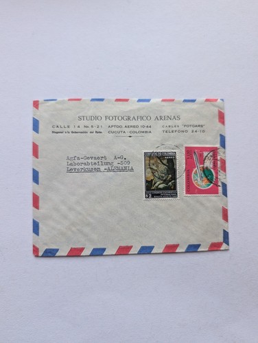 Kolumbien beleg luftpostbrief - kolumbien,