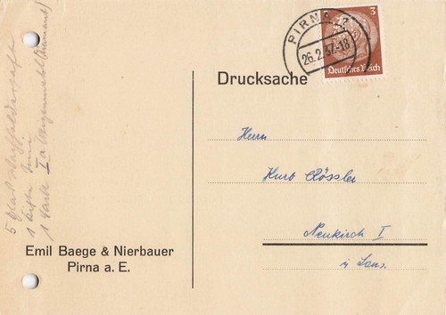 Beleg firmenkorrespondenz - beleg, dr