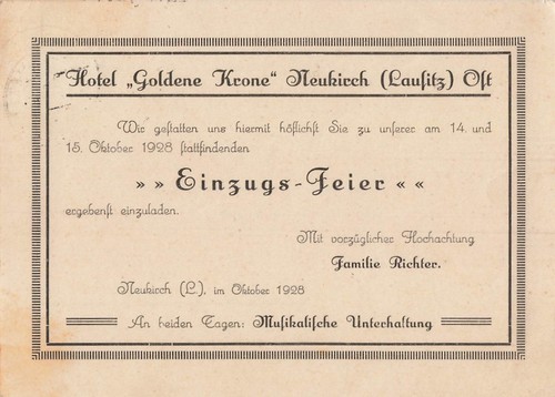 Beleg 1928 postkarte - 1928,