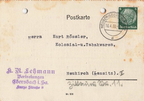 Beleg firmenkorrespondenz - dr,