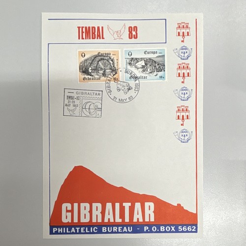 Gibraltar beleg europa 1983 - gibraltar/beleg,
