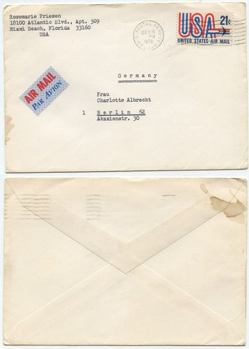 34015 usa beleg miami - -,