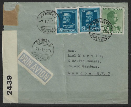 K011 rumänien zensur - k011), beleg