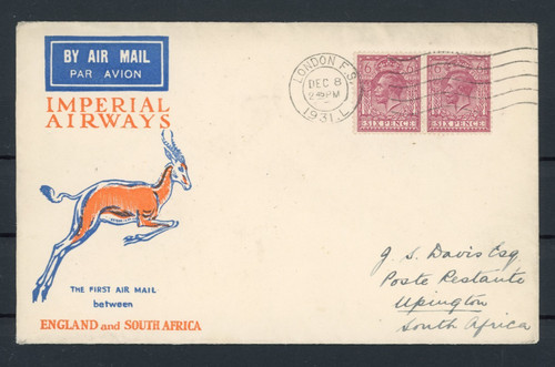Beleg imperial airways first - airways,