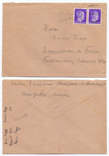 124839 beleg stuttgart - beleg,