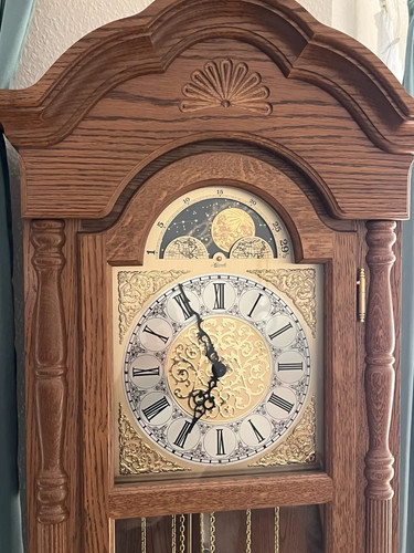 Hermle standuhr eiche - hermle, rustikal