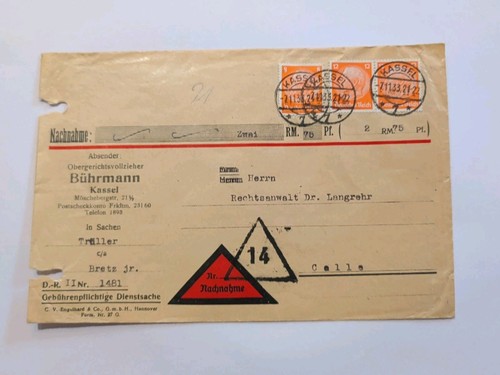 Deutsches reich beleg - reich,