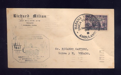 Bahnpost beleg 1937 - beleg,