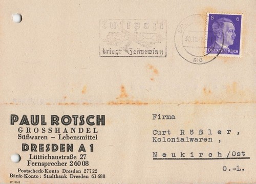 Beleg vor 1942 - vor, luftpost