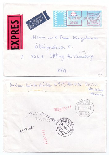 103072 luftpost beleg - 103072,