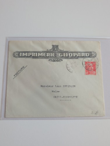 Frankreich beleg firmenpost - frankreich,